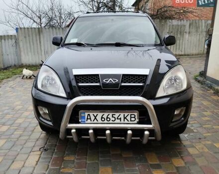 Чорний Чері Тігго, об'ємом двигуна 2 л та пробігом 170 тис. км за 4300 $, фото 7 на Automoto.ua