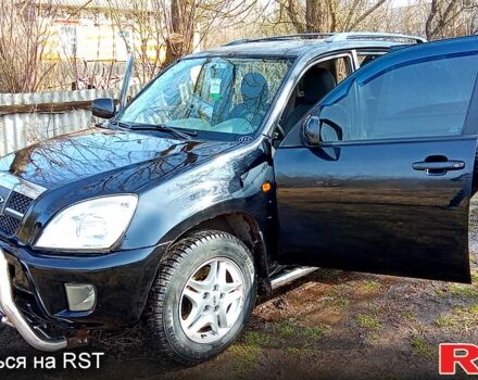 Черный Чери Тигго, объемом двигателя 2 л и пробегом 278 тыс. км за 4200 $, фото 1 на Automoto.ua