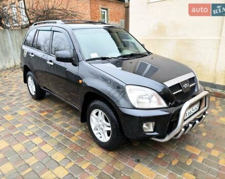 Чорний Чері Тігго, об'ємом двигуна 2 л та пробігом 170 тис. км за 4300 $, фото 1 на Automoto.ua