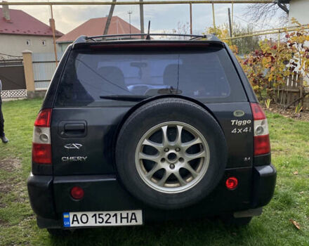 Черный Чери Тигго, объемом двигателя 2.4 л и пробегом 144 тыс. км за 4100 $, фото 1 на Automoto.ua