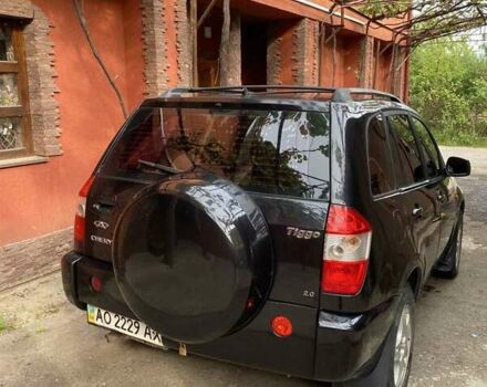 Чорний Чері Тігго, об'ємом двигуна 2 л та пробігом 113 тис. км за 4500 $, фото 2 на Automoto.ua