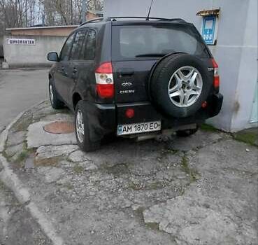 Чорний Чері Тігго, об'ємом двигуна 2 л та пробігом 287 тис. км за 2700 $, фото 3 на Automoto.ua