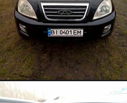 Черный Чери Тигго, объемом двигателя 1.6 л и пробегом 180 тыс. км за 3350 $, фото 1 на Automoto.ua
