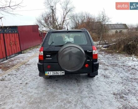 Черный Чери Тигго, объемом двигателя 1.6 л и пробегом 100 тыс. км за 5200 $, фото 3 на Automoto.ua
