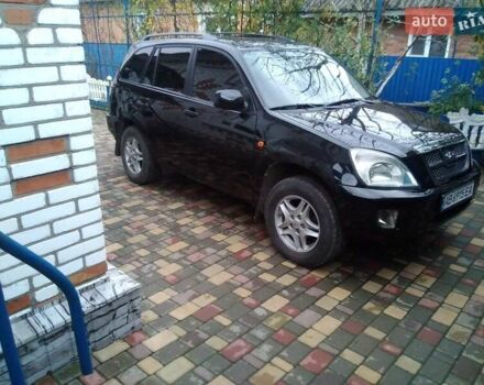 Черный Чери Тигго, объемом двигателя 2 л и пробегом 97 тыс. км за 4500 $, фото 1 на Automoto.ua