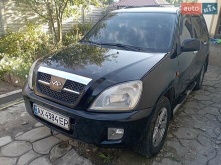 Чорний Чері Тігго, об'ємом двигуна 2 л та пробігом 169 тис. км за 4200 $, фото 1 на Automoto.ua