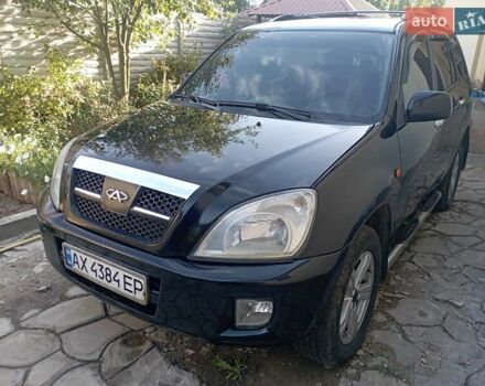 Чорний Чері Тігго, об'ємом двигуна 2 л та пробігом 169 тис. км за 4200 $, фото 1 на Automoto.ua