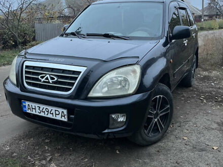 Черный Чери Тигго, объемом двигателя 2 л и пробегом 150 тыс. км за 3500 $, фото 1 на Automoto.ua