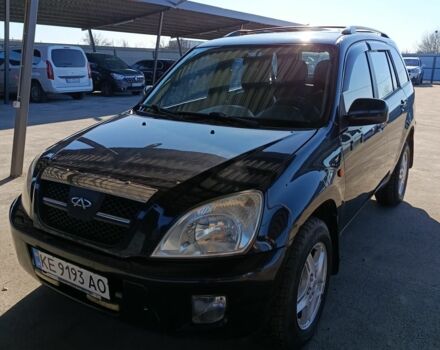 Черный Чери Тигго, объемом двигателя 2 л и пробегом 128 тыс. км за 4600 $, фото 1 на Automoto.ua