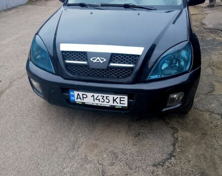 Черный Чери Тигго, объемом двигателя 2 л и пробегом 220 тыс. км за 3400 $, фото 1 на Automoto.ua