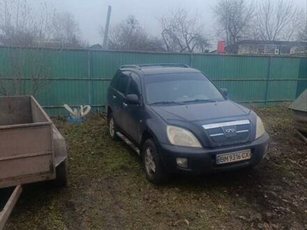 Чері Тігго 2008 у Сумах на Automoto.ua Чорний Чері Тігго, об'ємом двигуна 2 л та пробігом 180 тис. км за 3000 $, фото 1 на Automoto.ua