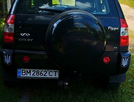 Черный Чери Тигго, объемом двигателя 2 л и пробегом 102 тыс. км за 4650 $, фото 1 на Automoto.ua