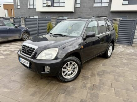 Черный Чери Тигго, объемом двигателя 2.4 л и пробегом 196 тыс. км за 3500 $, фото 1 на Automoto.ua