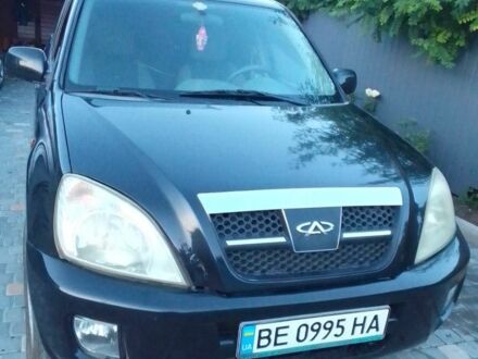 Черный Чери Тигго, объемом двигателя 2.4 л и пробегом 180 тыс. км за 4000 $, фото 1 на Automoto.ua