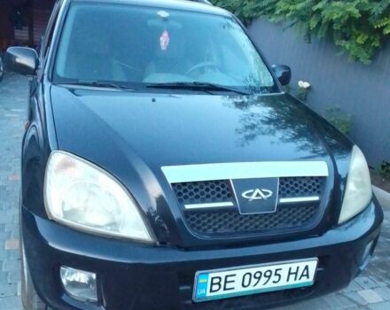 Черный Чери Тигго, объемом двигателя 2.4 л и пробегом 180 тыс. км за 4000 $, фото 1 на Automoto.ua