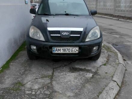 Черный Чери Тигго, объемом двигателя 2 л и пробегом 287 тыс. км за 2700 $, фото 1 на Automoto.ua
