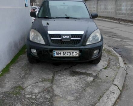 Чорний Чері Тігго, об'ємом двигуна 2 л та пробігом 287 тис. км за 2700 $, фото 1 на Automoto.ua