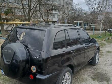 Черный Чери Тигго, объемом двигателя 2.4 л и пробегом 126 тыс. км за 4300 $, фото 1 на Automoto.ua