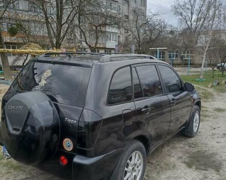 Черный Чери Тигго, объемом двигателя 2.4 л и пробегом 126 тыс. км за 4300 $, фото 1 на Automoto.ua