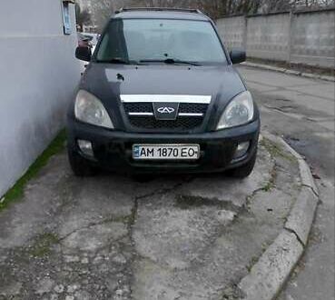 Чорний Чері Тігго, об'ємом двигуна 2 л та пробігом 287 тис. км за 2700 $, фото 1 на Automoto.ua