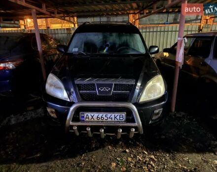 Черный Чери Тигго, объемом двигателя 2 л и пробегом 170 тыс. км за 3000 $, фото 1 на Automoto.ua