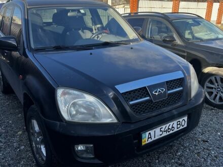 Черный Чери Тигго, объемом двигателя 2 л и пробегом 104 тыс. км за 3000 $, фото 1 на Automoto.ua