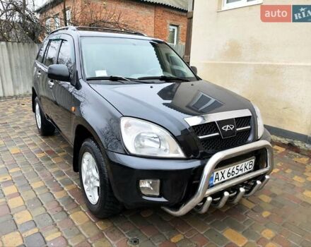 Чорний Чері Тігго, об'ємом двигуна 2 л та пробігом 170 тис. км за 4300 $, фото 1 на Automoto.ua