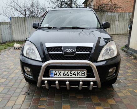 Чорний Чері Тігго, об'ємом двигуна 2 л та пробігом 170 тис. км за 4300 $, фото 1 на Automoto.ua