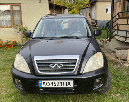 Черный Чери Тигго, объемом двигателя 2.4 л и пробегом 144 тыс. км за 4100 $, фото 1 на Automoto.ua