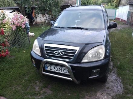 Чорний Чері Тігго, об'ємом двигуна 2.4 л та пробігом 108 тис. км за 4200 $, фото 1 на Automoto.ua