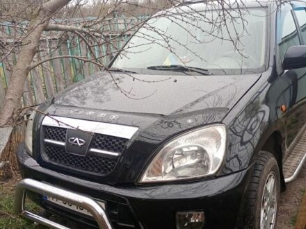 Черный Чери Тигго, объемом двигателя 2 л и пробегом 150 тыс. км за 3500 $, фото 1 на Automoto.ua