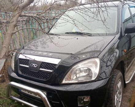 Черный Чери Тигго, объемом двигателя 2 л и пробегом 150 тыс. км за 3500 $, фото 1 на Automoto.ua