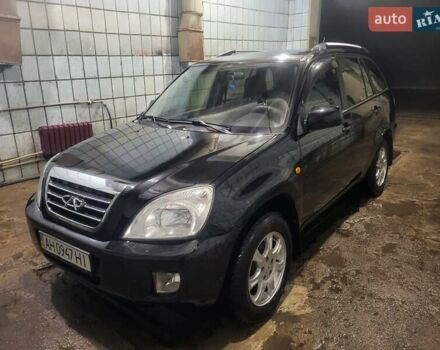 Черный Чери Тигго, объемом двигателя 2 л и пробегом 180 тыс. км за 4500 $, фото 1 на Automoto.ua