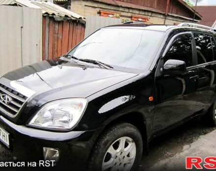 Чорний Чері Тігго, об'ємом двигуна 2 л та пробігом 174 тис. км за 5000 $, фото 1 на Automoto.ua