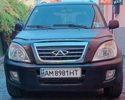 Черный Чери Тигго, объемом двигателя 1.97 л и пробегом 241 тыс. км за 3500 $, фото 1 на Automoto.ua