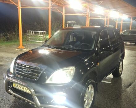 Черный Чери Тигго, объемом двигателя 1.8 л и пробегом 111 тыс. км за 2850 $, фото 1 на Automoto.ua