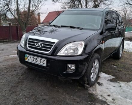 Черный Чери Тигго, объемом двигателя 1.6 л и пробегом 128 тыс. км за 4850 $, фото 1 на Automoto.ua