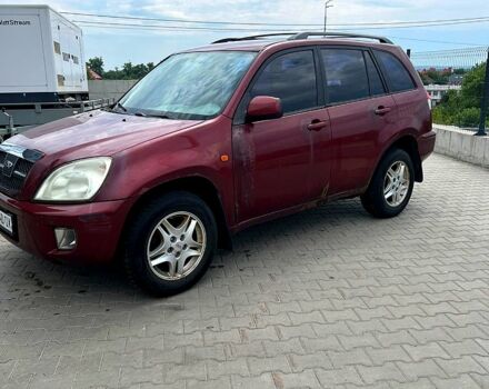 Красный Чери Тигго, объемом двигателя 2 л и пробегом 218 тыс. км за 2400 $, фото 1 на Automoto.ua