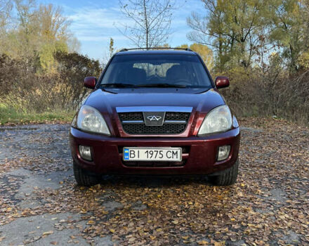 Красный Чери Тигго, объемом двигателя 2.4 л и пробегом 130 тыс. км за 4400 $, фото 1 на Automoto.ua
