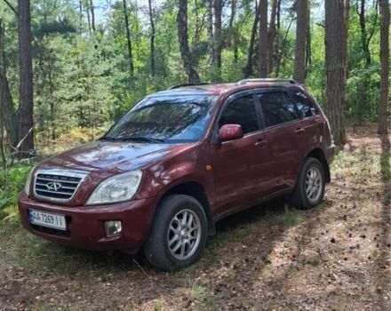 Червоний Чері Тігго, об'ємом двигуна 2.4 л та пробігом 161 тис. км за 4400 $, фото 1 на Automoto.ua