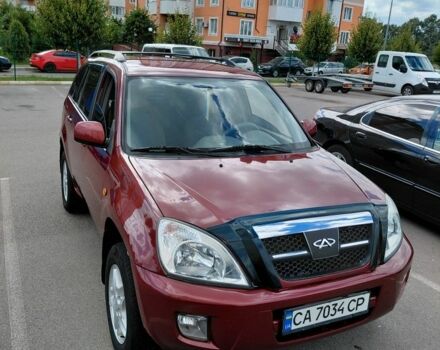 Красный Чери Тигго, объемом двигателя 2 л и пробегом 185 тыс. км за 3500 $, фото 1 на Automoto.ua