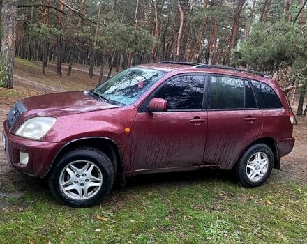 Красный Чери Тигго, объемом двигателя 2.4 л и пробегом 242 тыс. км за 2900 $, фото 4 на Automoto.ua