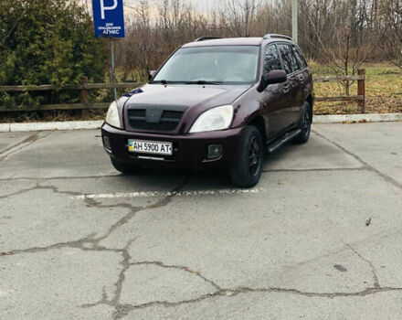 Красный Чери Тигго, объемом двигателя 2.4 л и пробегом 122 тыс. км за 3000 $, фото 1 на Automoto.ua