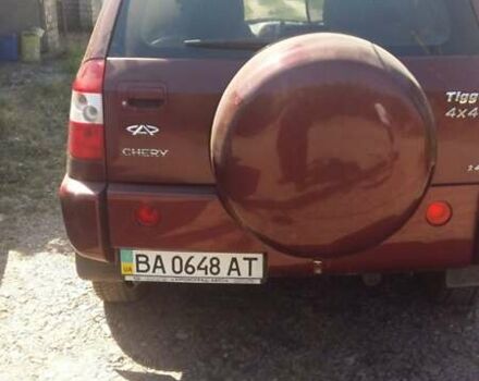 Красный Чери Тигго, объемом двигателя 2.35 л и пробегом 42 тыс. км за 5200 $, фото 1 на Automoto.ua