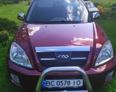 Красный Чери Тигго, объемом двигателя 2 л и пробегом 265 тыс. км за 4100 $, фото 2 на Automoto.ua