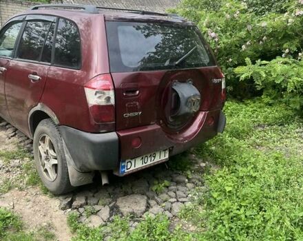 Красный Чери Тигго, объемом двигателя 2 л и пробегом 200 тыс. км за 3000 $, фото 2 на Automoto.ua