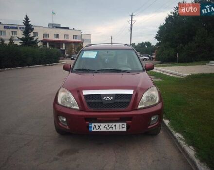 Червоний Чері Тігго, об'ємом двигуна 2 л та пробігом 200 тис. км за 4000 $, фото 1 на Automoto.ua