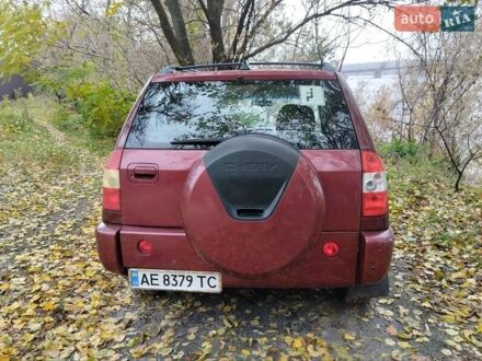 Красный Чери Тигго, объемом двигателя 2 л и пробегом 244 тыс. км за 3700 $, фото 1 на Automoto.ua