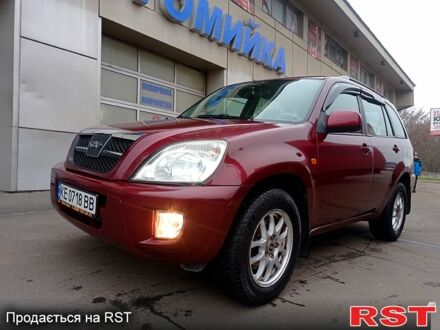 Красный Чери Тигго, объемом двигателя 2.4 л и пробегом 154 тыс. км за 4800 $, фото 1 на Automoto.ua