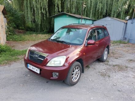 Красный Чери Тигго, объемом двигателя 2.4 л и пробегом 149 тыс. км за 4200 $, фото 1 на Automoto.ua